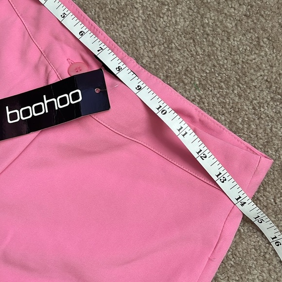“Boohoo- Tall Woven Tailored Culottes (PINK) size 6” - Picture 3 of 10